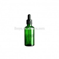 50 ml Green Euro Glass Bottle with Black Dropper Cap